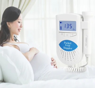 Fabrikpreis Taschenschwangerschafts-Babygürtel Tragbarer Sonicaid Fetal-Doppler-Herzschlagmonitor