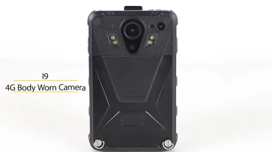 IP67 2,31-Zoll-Touchscreen-Inrico I9-Recorder 1080P-Videokamera, die am Körper der Polizei getragen wird