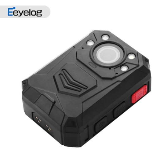 Eeyelog Nachtsicht-Körperkamera X8a mit GPS, IP68 wasserdicht, tragbar, H22-Chip, Zubehör