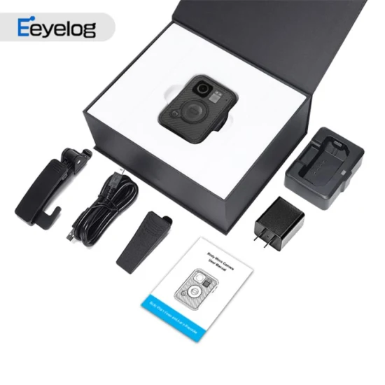 Eeyelog F1 Mini-WLAN-Kamera zum Neupreis, exklusives Design, am Körper getragen, mit Kamerazubehör